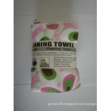 30*30cm Weft Knitting Cleaning Towel with Printing